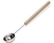 SAWO Черпак из нержавеющей стали с длинной деревянной ручкой